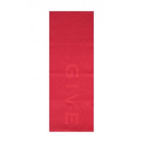 Dubbelzijdige sjaal met contrastlogo Givenchy , Red , Heren