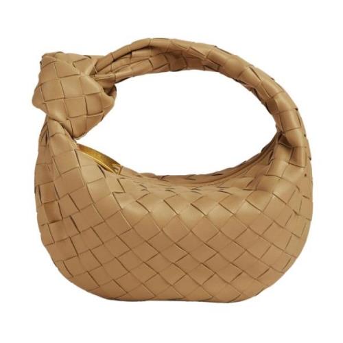 Intrecciato Mini Leren Tas Donker Praline Bottega Veneta , Brown , Dam...