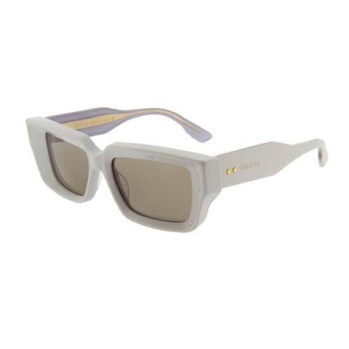 Vierkante zonnebril in kleur 004 Gucci , Gray , Dames