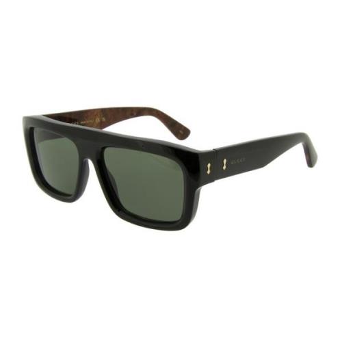 Vierkante zonnebril met iconische klinknagels Gucci , Black , Heren