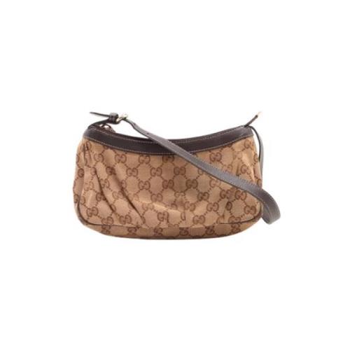 Pre-owned Canvas gucci-bags Gucci Vintage , Brown , Dames