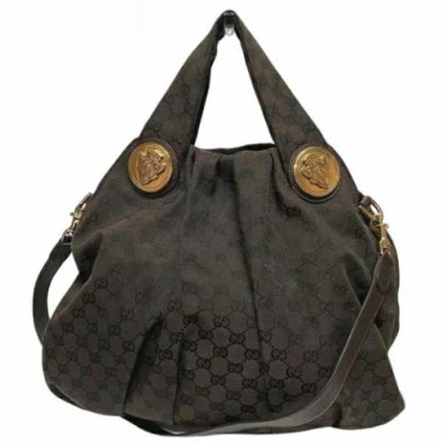 Pre-owned Fabric gucci-bags Gucci Vintage , Brown , Dames