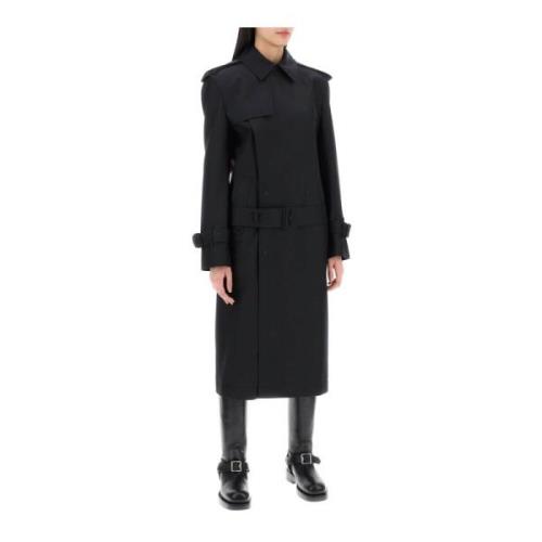 Trench Coats Burberry , Black , Dames
