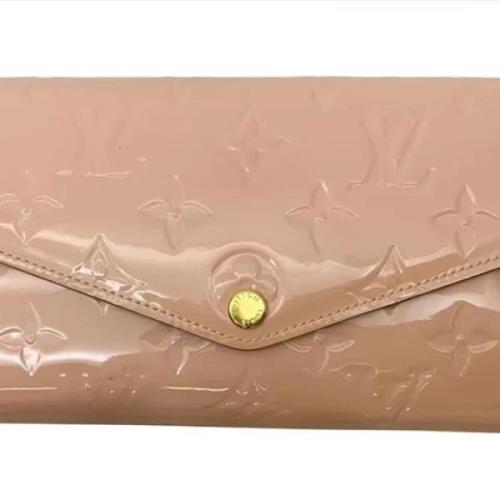 Pre-owned Coated canvas wallets Louis Vuitton Vintage , Pink , Unisex