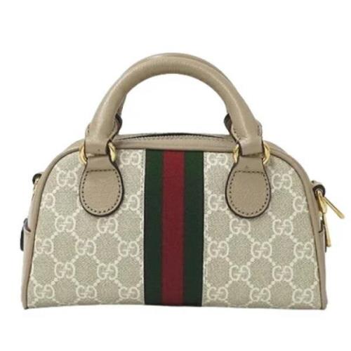 Pre-owned Fabric gucci-bags Gucci Vintage , Beige , Dames