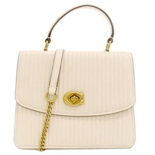 Pre-owned Fabric handbags Coach Pre-owned , White , Dames