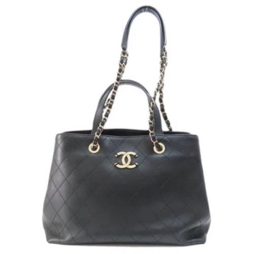 Pre-owned Fabric chanel-bags Chanel Vintage , Black , Dames