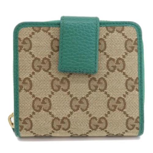 Pre-owned Canvas gucci-bags Gucci Vintage , Beige , Dames