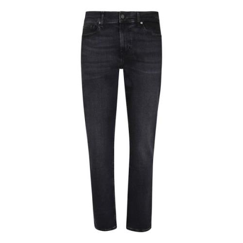 Blauwe Jeans Herfst Winter 2024 7 For All Mankind , Blue , Heren