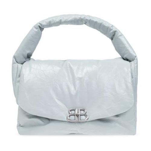 Monaco Grote Sling schoudertas Balenciaga , Blue , Dames