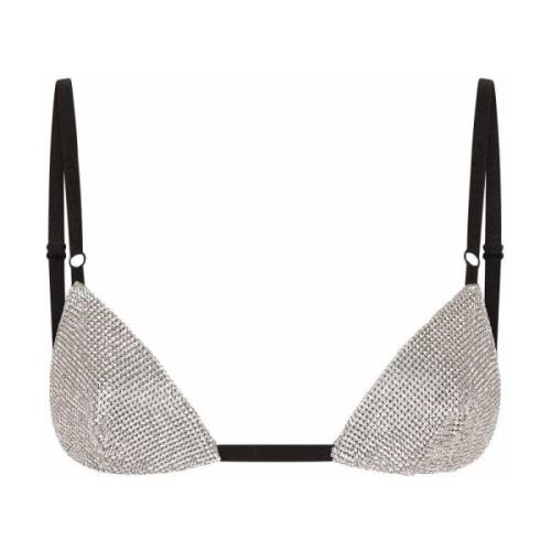 Kristallen Triangel BH Dolce & Gabbana , Gray , Dames