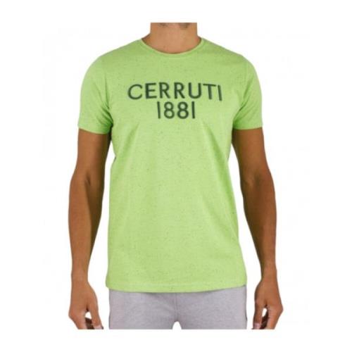 Geborduurd Logo Tshirt - Coloratura Cerruti 1881 , Green , Heren