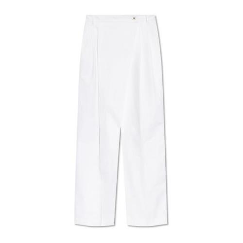 Geplooide broek Dolce & Gabbana , White , Dames