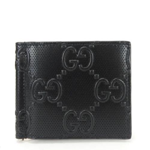 Pre-owned Fabric wallets Gucci Vintage , Black , Heren