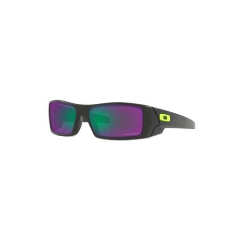 Zwarte Rechthoekige Frame Gepolariseerde Zonnebril Oakley , Black , Un...