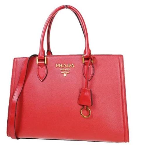 Pre-owned Leather prada-bags Prada Vintage , Red , Dames