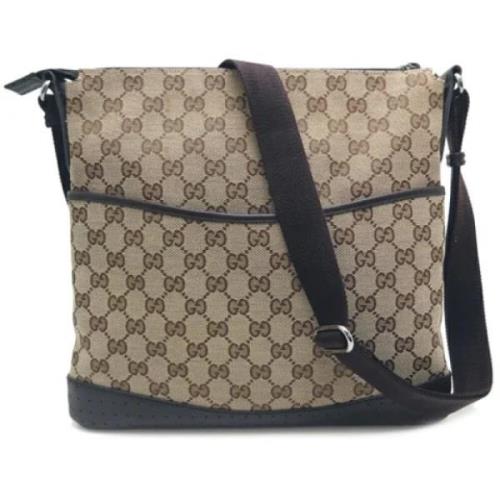 Pre-owned Fabric gucci-bags Gucci Vintage , Beige , Dames