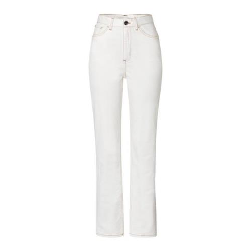 Vintage White Straight Leg Jeans IVY OAK , White , Dames