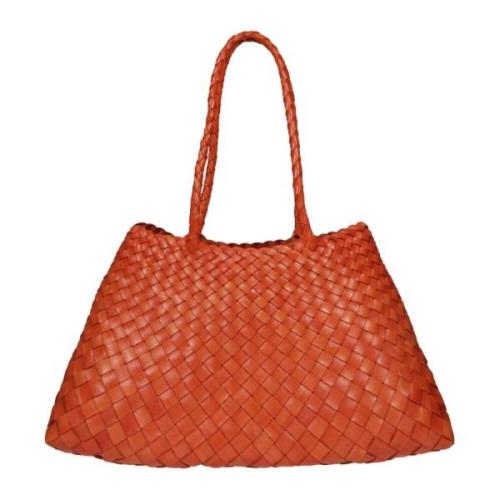 Stijlvolle Leren Tas Dragon Diffusion , Orange , Dames