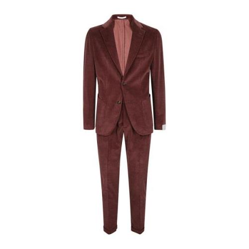 Chic Suit for Men Eleventy , Red , Heren