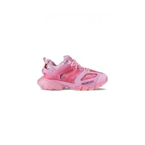 Roze Mesh Track Sneakers Balenciaga , Pink , Dames