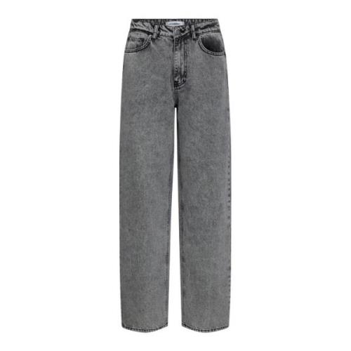 Nieuwe Vikacc Jeans Broek Mid Grey Co'Couture , Gray , Dames