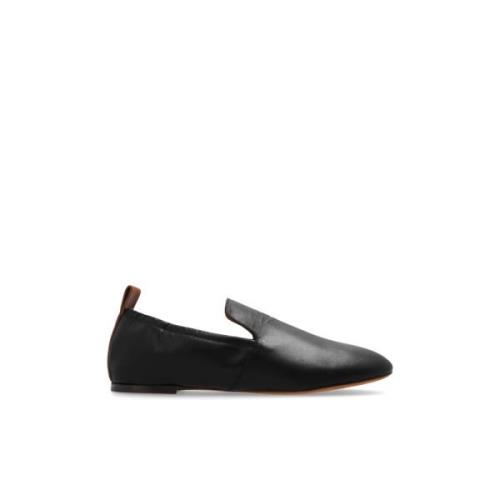 Leren balletflats Lanvin , Black , Dames