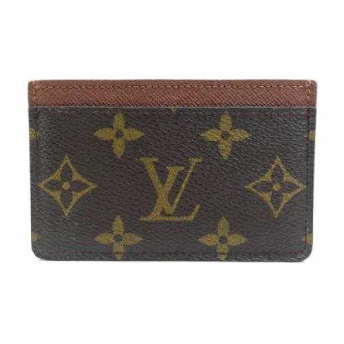 Pre-owned Canvas wallets Louis Vuitton Vintage , Brown , Dames