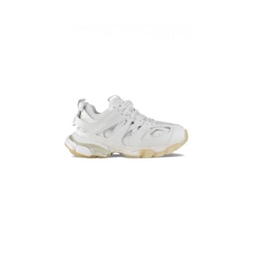 Witte Mesh Track Sneakers Balenciaga , White , Dames