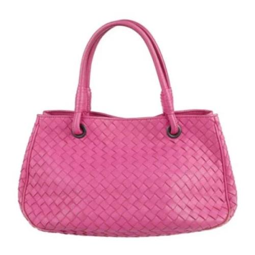 Pre-owned Leather handbags Bottega Veneta Vintage , Pink , Dames