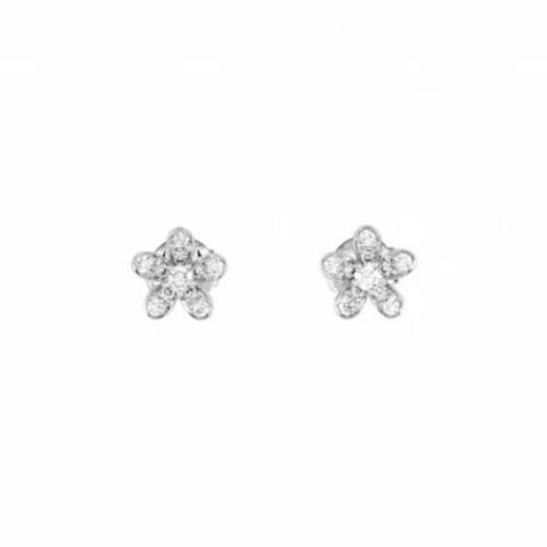 Pre-owned White Gold earrings Van Cleef & Arpels Pre-owned , Gray , Da...