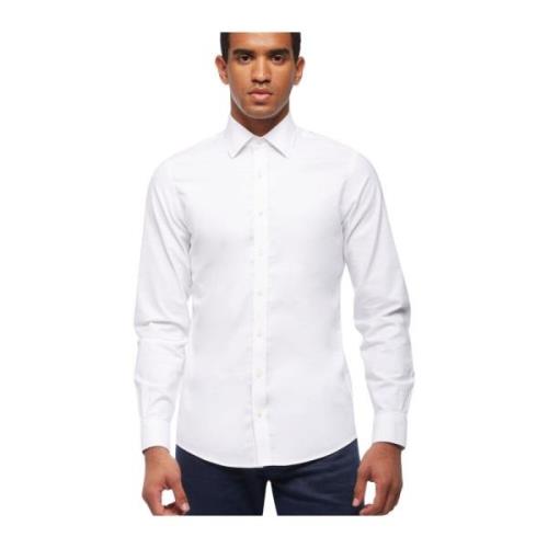 Milano Slim Fit Non-Iron Ainsley Kraag Overhemd Brooks Brothers , Whit...