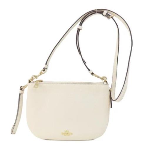 Pre-owned Fabric shoulder-bags Coach Pre-owned , White , Dames