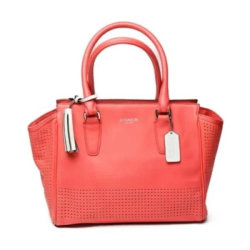 Pre-owned Fabric handbags Coach Pre-owned , Orange , Dames