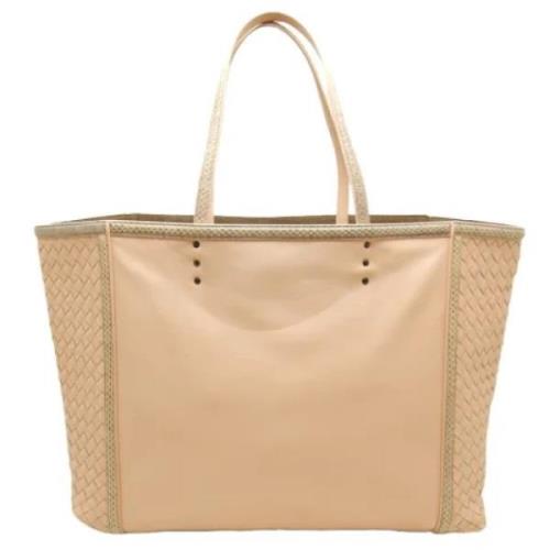 Pre-owned Leather totes Bottega Veneta Vintage , Pink , Dames