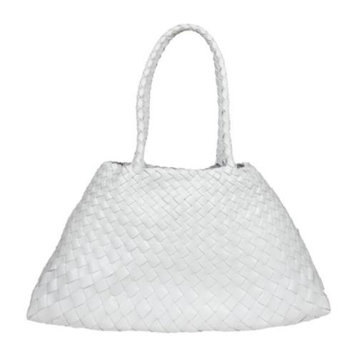 Stijlvolle Leren Tas Dragon Diffusion , White , Dames