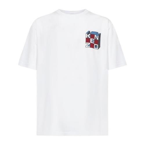 Stijlvolle Beige T-shirts en Polos Kenzo , White , Heren