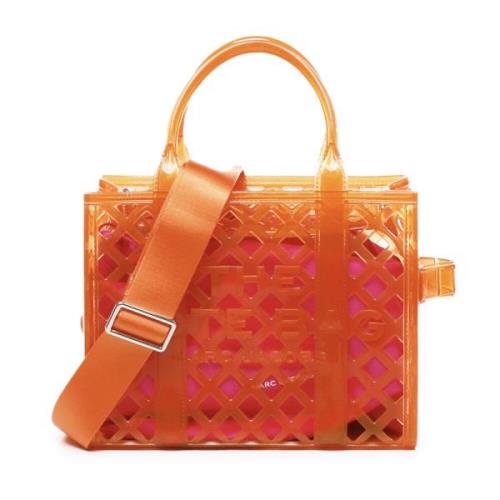 Tangerine PVC Tote Bag Marc Jacobs , Orange , Dames