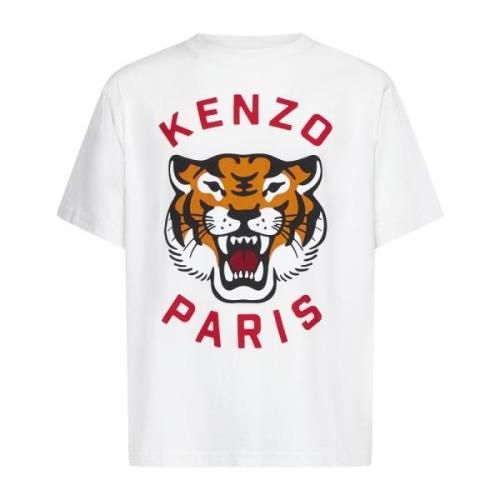 Stijlvolle Beige T-shirts en Polos Kenzo , White , Heren