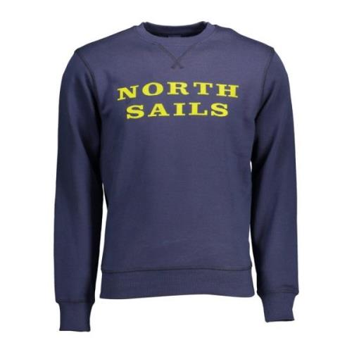 North Sails Blue Cotton Sweater North Sails , Blue , Heren
