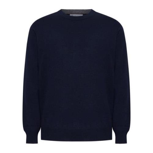 Blauwe Sweaters voor Mannen Brunello Cucinelli , Blue , Heren