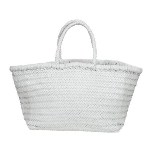 Stijlvolle Leren Tas Dragon Diffusion , White , Dames