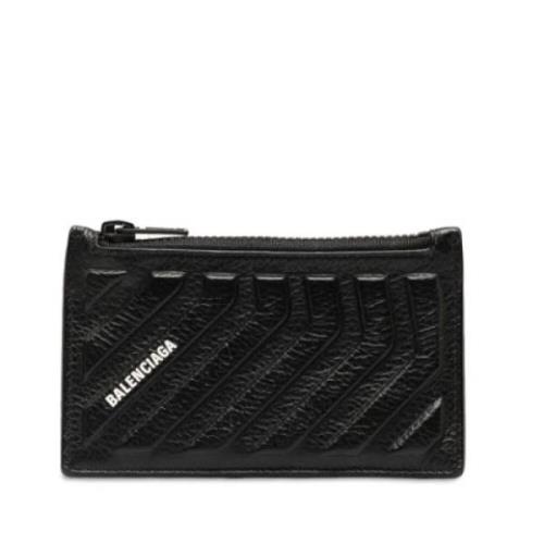 Pre-owned Leather wallets Balenciaga Vintage , Black , Heren