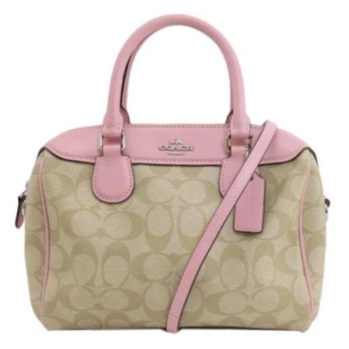 Pre-owned Fabric handbags Coach Pre-owned , Beige , Dames