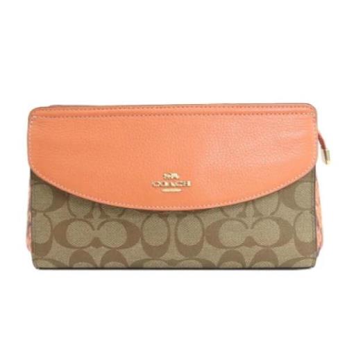 Pre-owned Fabric clutches Coach Pre-owned , Multicolor , Dames