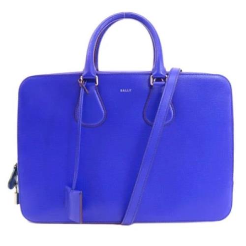 Pre-owned Fabric handbags Bally Pre-owned , Blue , Dames