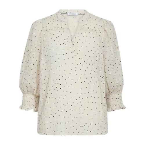 Evelyncc Mini Dot Blouse Off White Co'Couture , White , Dames