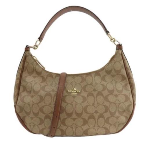 Pre-owned Fabric handbags Coach Pre-owned , Beige , Dames