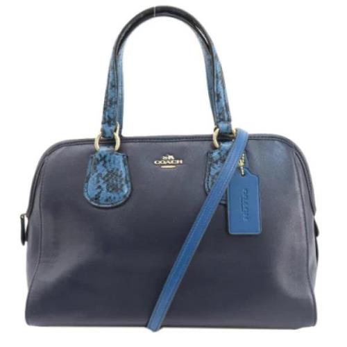 Pre-owned Fabric handbags Coach Pre-owned , Blue , Dames