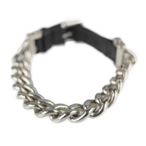 Pre-owned Silver bracelets Louis Vuitton Vintage , Black , Dames